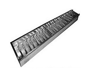 Chute type magnetic bar iron remover