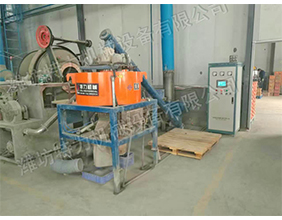 Automatic electromagnetic dry powder separator